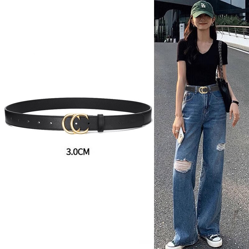 ConciseKite女士头层牛皮腰带