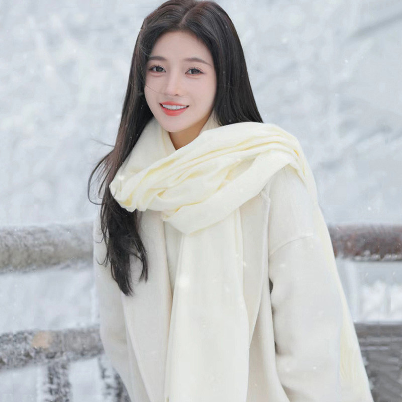 纯羊绒围巾CONCISEKITE简约女冬