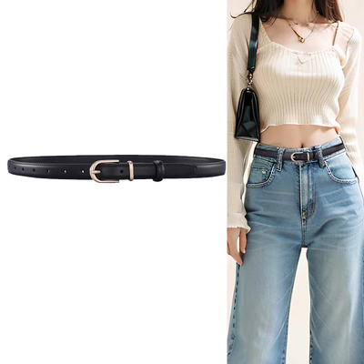 ConciseKite2025新款真皮腰带女