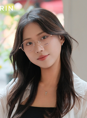 CARIN新款金丝眼镜女高级感Nana超轻钛架镜框眼镜男近视Sana