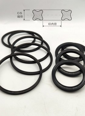 星型圈X型圈内61.6/63.17/64.77/66.34/67.95/69.52/71.12*2.62