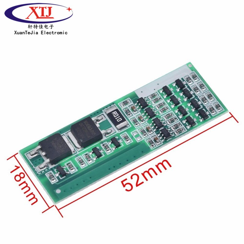 4串保护板14.8V8A锂电池组18650聚合物组装16V四串三元锂 小尺寸