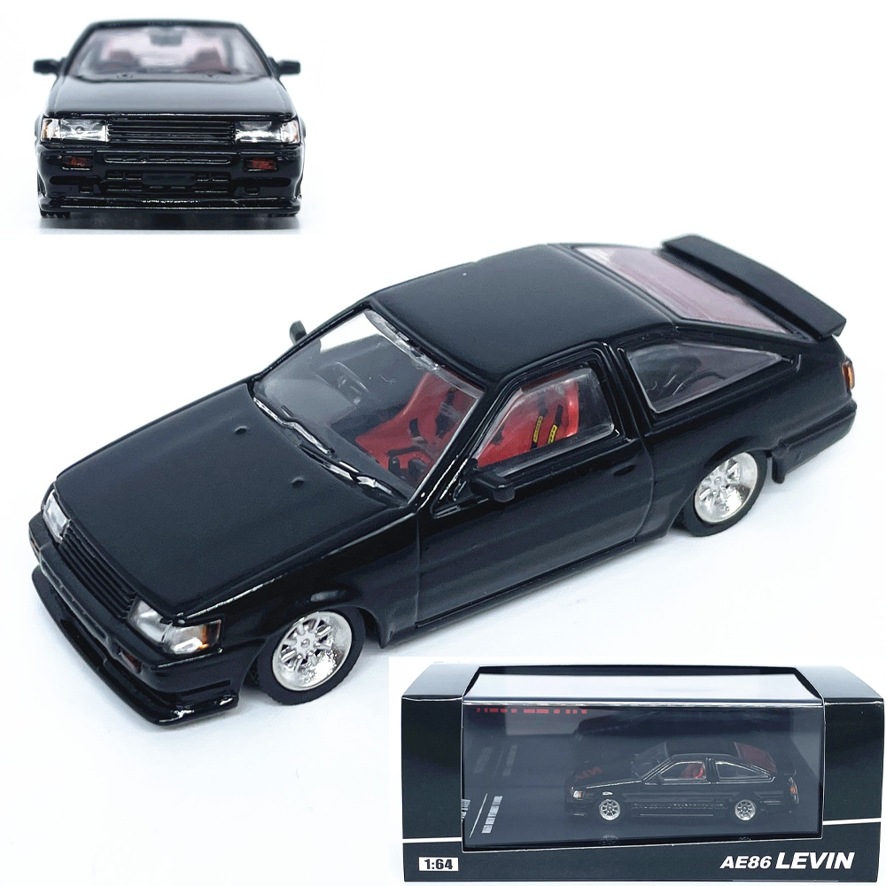 1:64 AE86 LEVIN仿真合金汽车模型收藏摆件车模MX