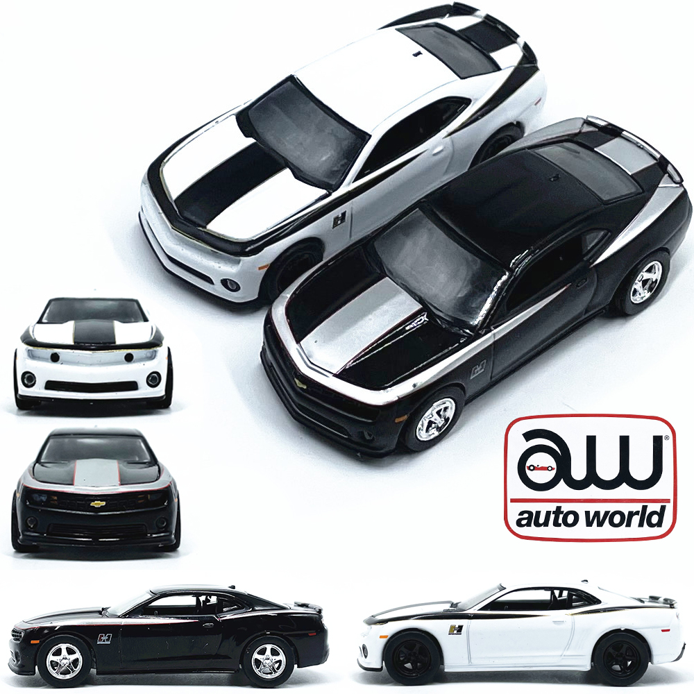 1:64汽车世界雪佛兰科迈罗跑车成品合金车模收藏AutoWorld