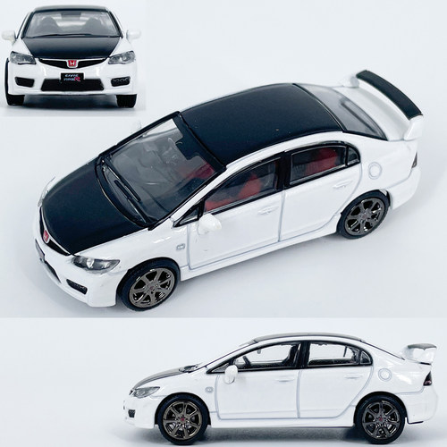 1:64 本田思域TypeR2007合金车模收藏完成品摆件DCT