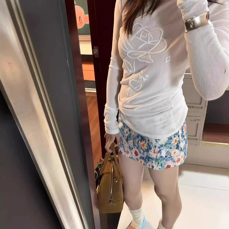 夏日ootd穿搭薄款微透防