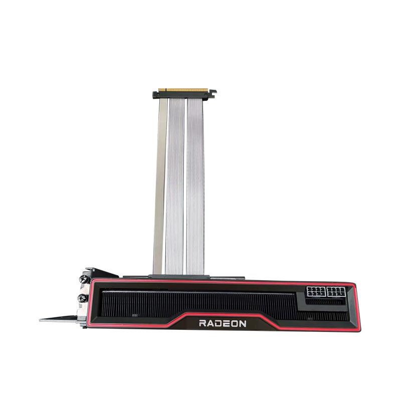 PCIE4.0显卡延长线x16转X1A6外接线台式机显卡扩展4090独显转向线