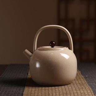 苏打釉内外釉烧水壶泡茶煮茶器提梁壶明火电陶炉陶壶大容量单壶