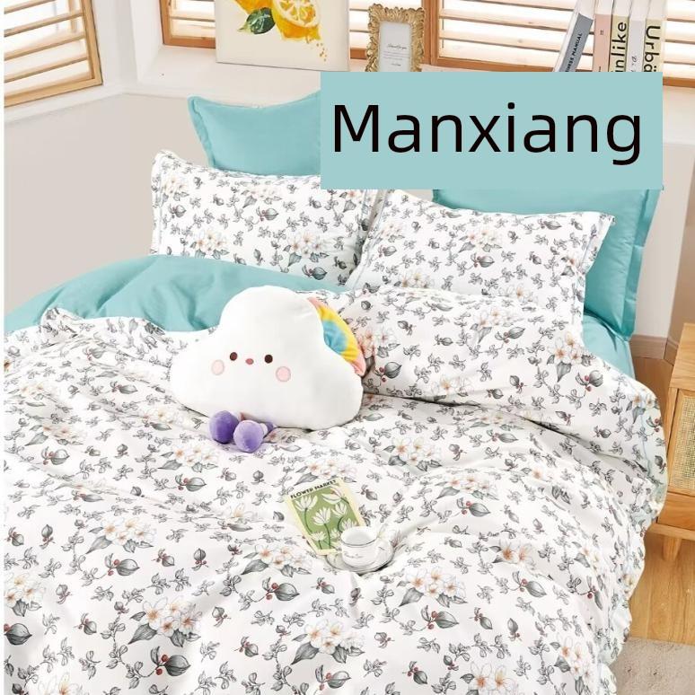 棕色床垫配单片纯棉单张1.2/1.35/1.5X1.9M1.8X2*2.2上下双高低床