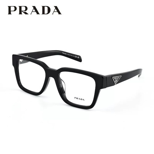 PRADA时尚简约眼镜架素颜