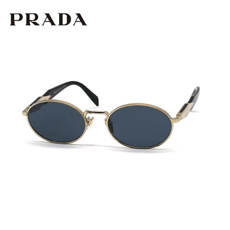 PRADA普拉达墨镜男太阳镜女款时尚潮流眼镜圆形框遮阳镜0PR 65ZS