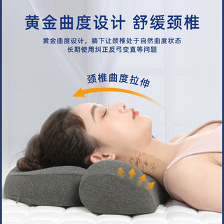 止鼾神器助睡眠护颈椎缓解打鼾非防打呼噜枕不塌陷侧睡枕辅助止鼾