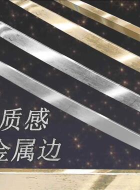 优动漫csp笔刷sut格式质感金属边4支银色中一支偏哑光