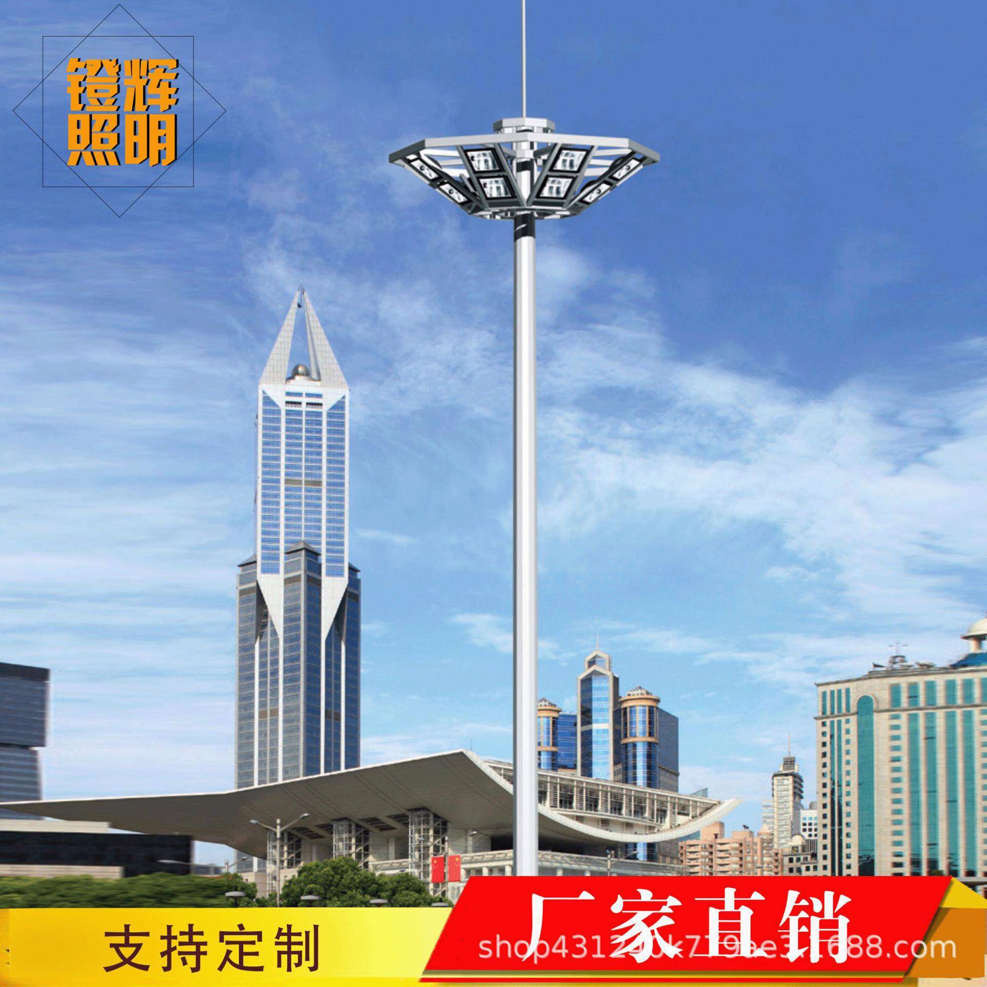 厂家公路LED路灯杆高杆灯单臂A字路灯杆小区led道路照明灯