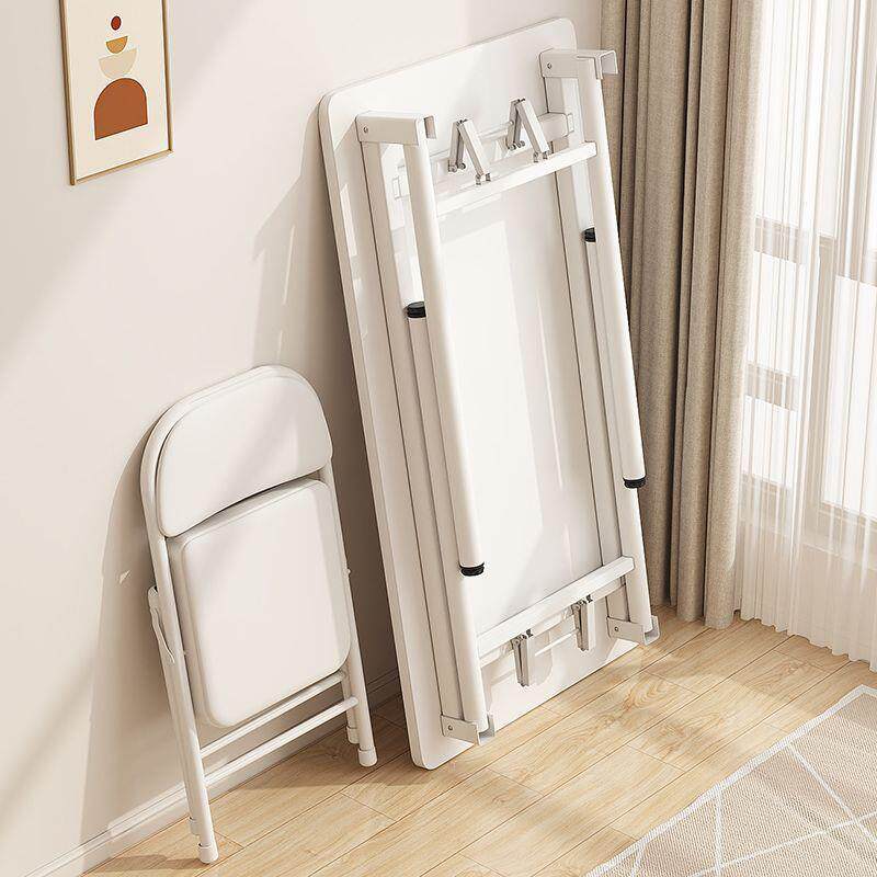 简易家用折叠桌便携吃饭摆摊简约餐桌桌子长方形小户型出租房饭桌