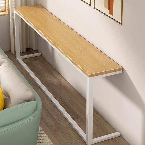 小上储物靠墙暖气片吧台架子客厅夹缝阳台一字架休闲长条桌置物架