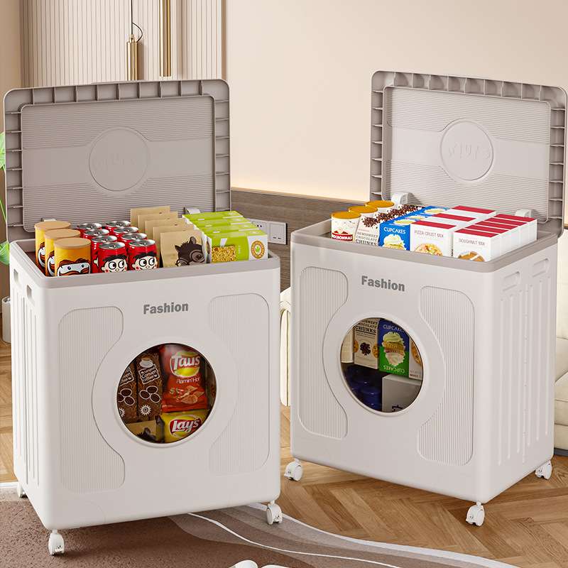 【顺丰】160L收纳箱大容量收纳柜超大家用翻盖带滑轮可折叠衣物箱