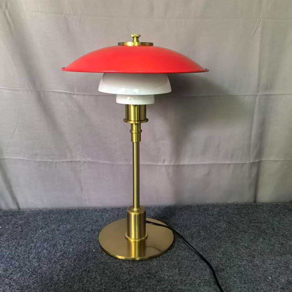 丹麦北欧艺术PH3玻璃台灯简约家居客厅卧室书房酒店床头装饰台灯