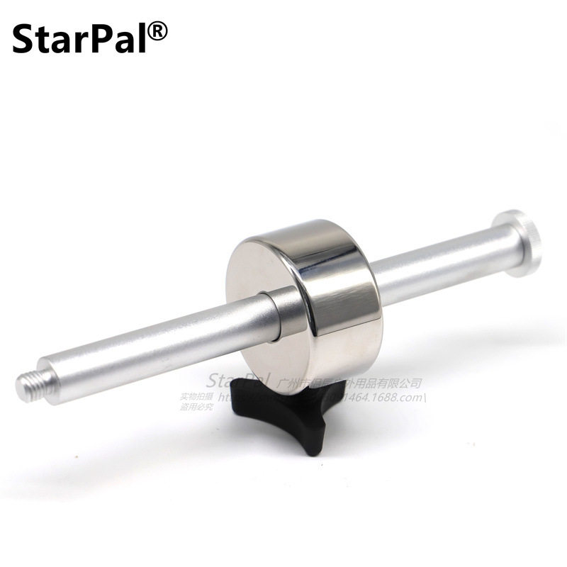 Starpal1kg不锈钢天文重锤内孔20.5mm加铝合金M12重锤杆赤道仪