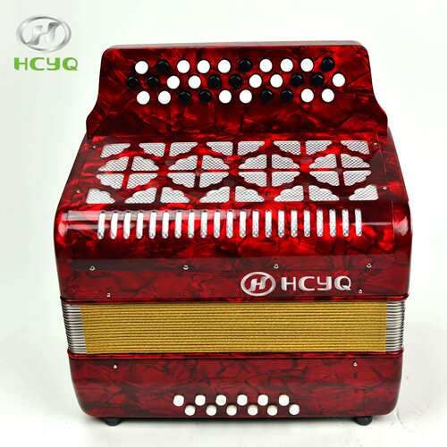 HCYQ 31键12贝司手风琴,工厂直供巴扬手风琴B/C 系统,入门级bayan