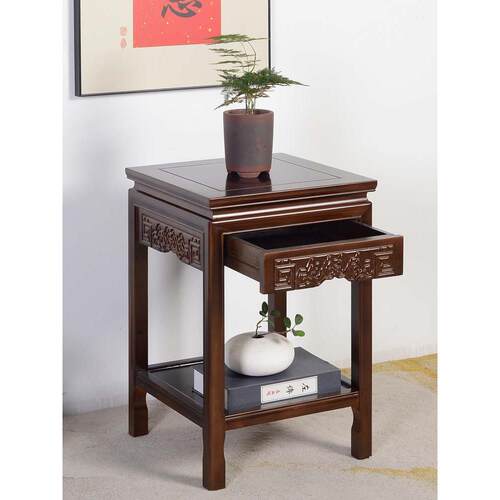 实木边几方几方桌小桌子小茶几角几客厅沙发中式简约阳台住宅家具
