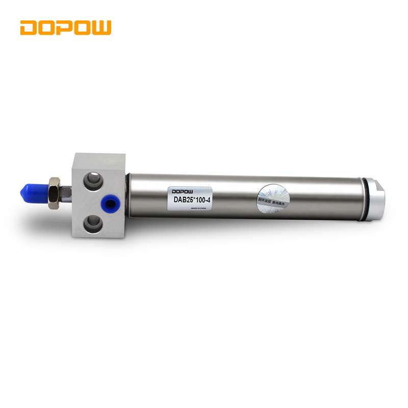 DOPOW 方形迷你气缸 DAB20*200方型端盖迷你苗条气缸原厂直销