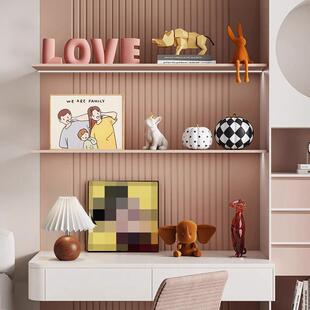 现代儿童房女孩卧室书柜装饰品样板间男生床头柜桌面简约感摆件