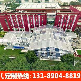 人字顶大棚 户外婚庆铝合金篷房 全透明白色PVC篷布 Tent Wedding
