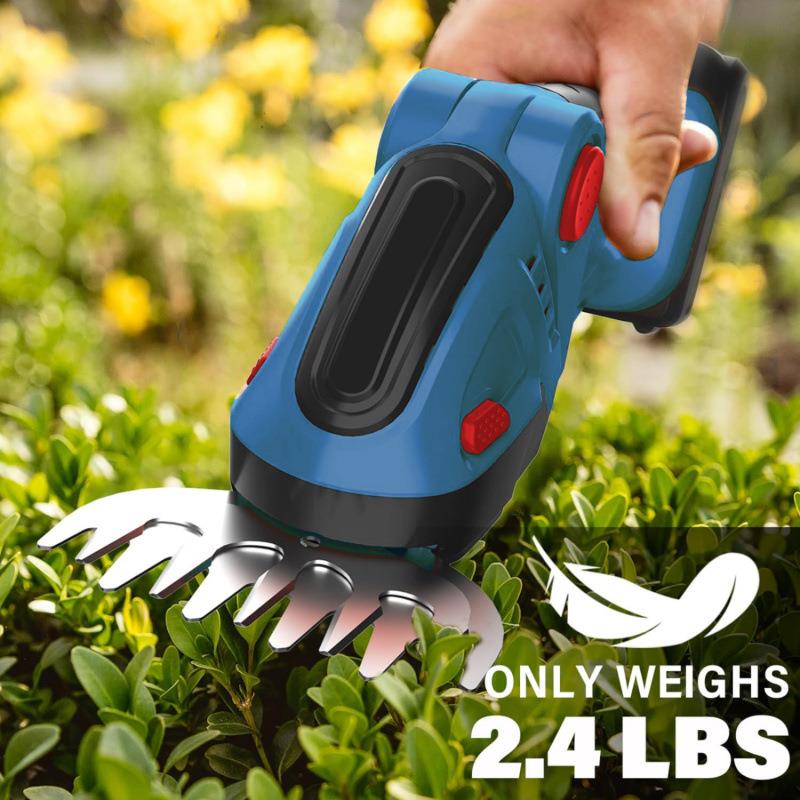 锂电无线篱笆剪充电式修剪机园艺单手电动绿篱机除草草坪剪家用