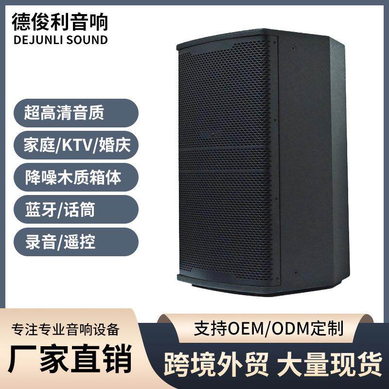 喷漆12寸KTV唱歌房音箱家庭影院观影音响学校会议室开会扬声音响