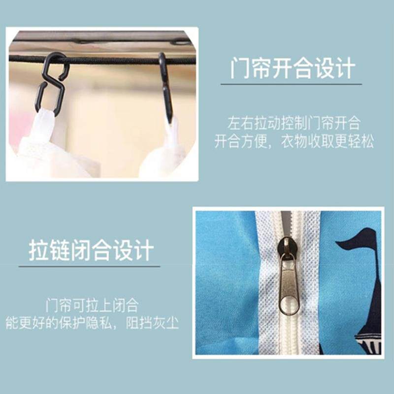 布衣柜加厚加粗全钢架组装宿舍单人小型出租房用卧室家用简易马小