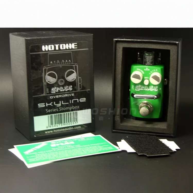 沃森乐器 沃森 Hotone Grass 电吉他过载单块效果器送电源+单块线