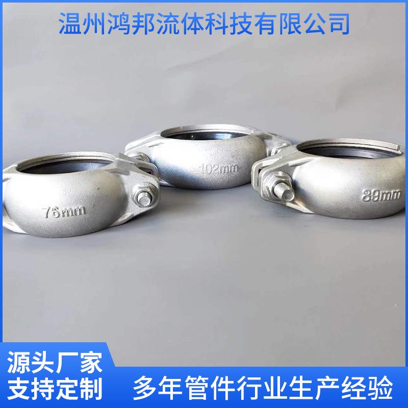 304/201不锈钢卡盘抱箍 快接端头精铸卡扣管夹 卫生级快装卡箍