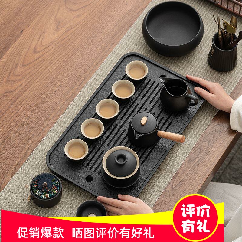 功夫茶具茶壶套装家用便携式旅行轻奢高档全套陶瓷办公室礼品定制