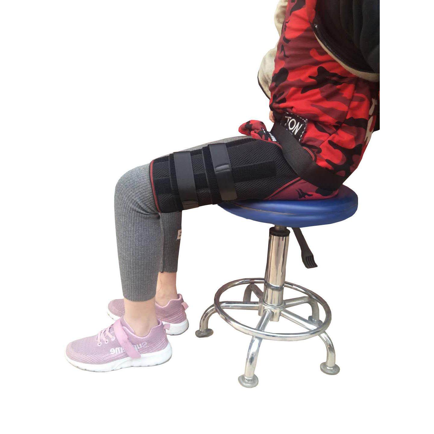 透气幼儿股骨大腿骨受伤固定夹板术后支架带护具代替石膏防滑钢板