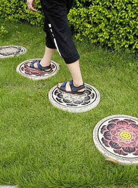 庭院踏脚石花园踏脚石文化砖踏脚石草坪古色古香踏脚石户外房屋铺