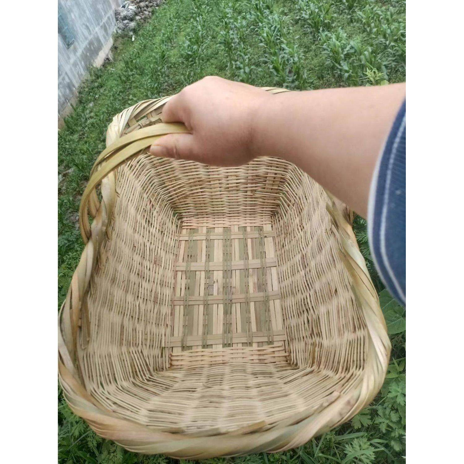 竹篮竹编手提篮竹提篮环保购物买菜篮子鸡蛋篮水果篮编织收纳篮筐,收纳整理,购物篮,淘宝优惠券,粉丝福利购,淘宝优惠卷