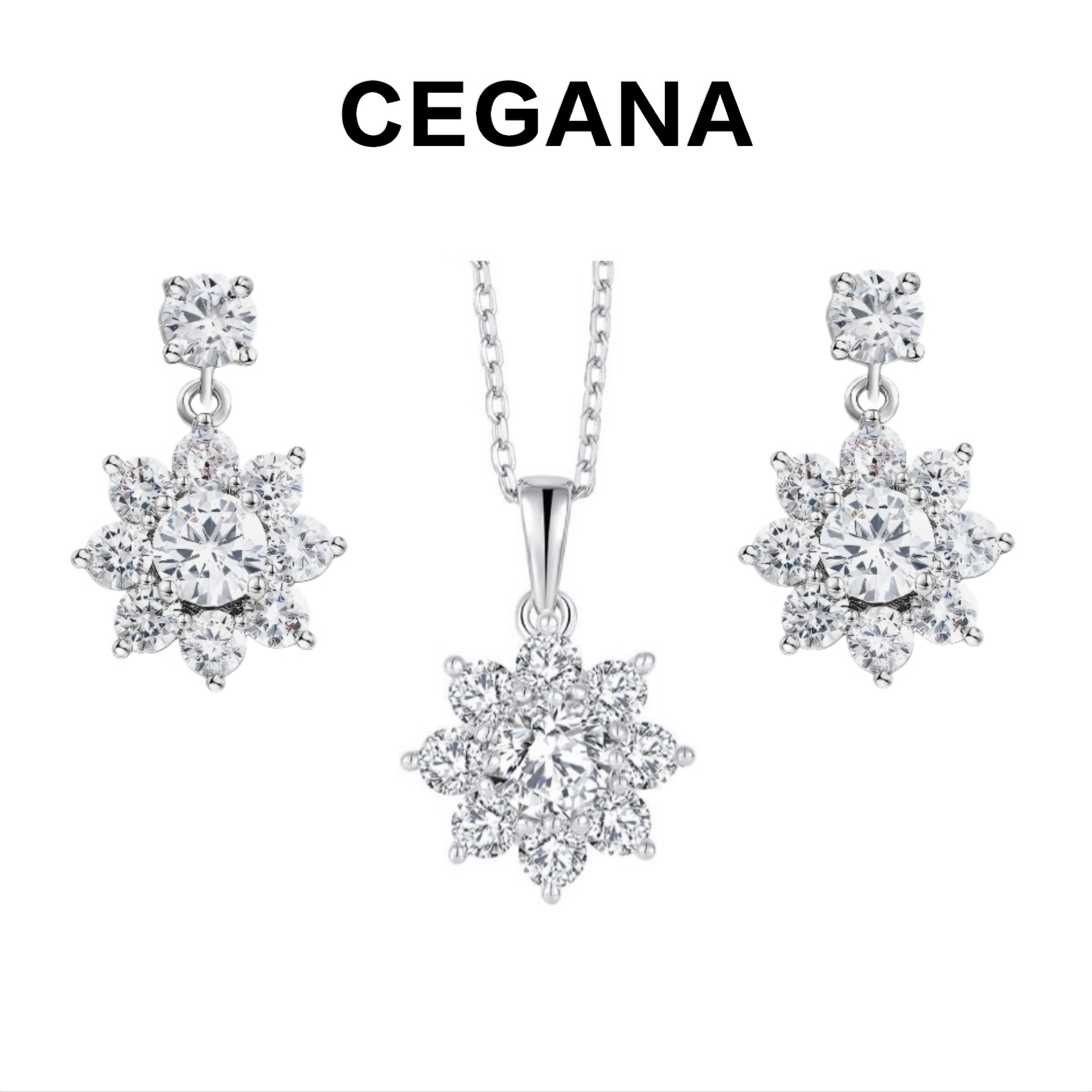 小众设计轻奢雪花耳环高级感