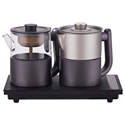 先科纯钛烟灰玻璃自动上水烧水壶