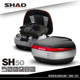 SHAD进口夏德摩托车后座包后备箱电动车置物箱尾箱特大工具箱SH50