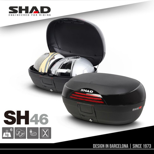 SHAD进口夏德摩托车后座包电动车后备箱尾箱特大工具箱置物箱SH46