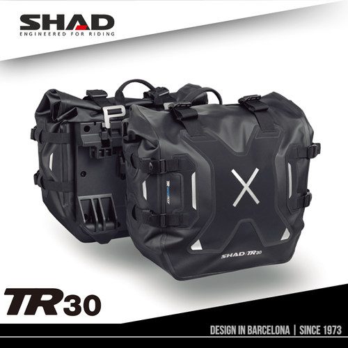 SHAD夏德摩托车防水边包骑行包驮包越野硬核拉力骑士机车挂包TR30