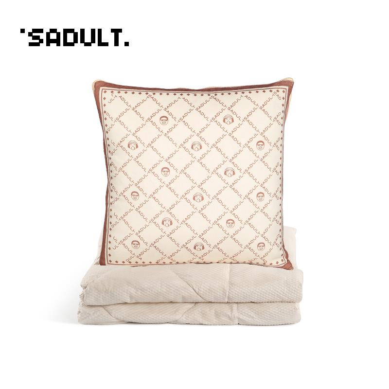 SADULT抱枕被子办公室午睡空调折叠毯子两用二合一汽车车载靠枕垫