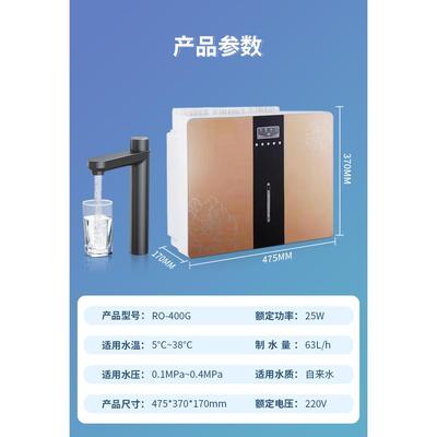 嘉宝泉600g净水器RO反渗透滤水机家用直饮厨房除垢除味制冰机用水