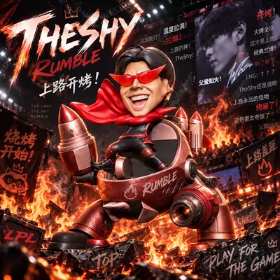 theshy兰博银河魔装手办