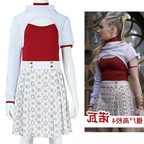 僵尸高校4瓦诺cos服Zombi