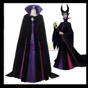 万圣节睡美人恶毒皇后cosplay服装角色扮演暗黑女王童话风走秀
