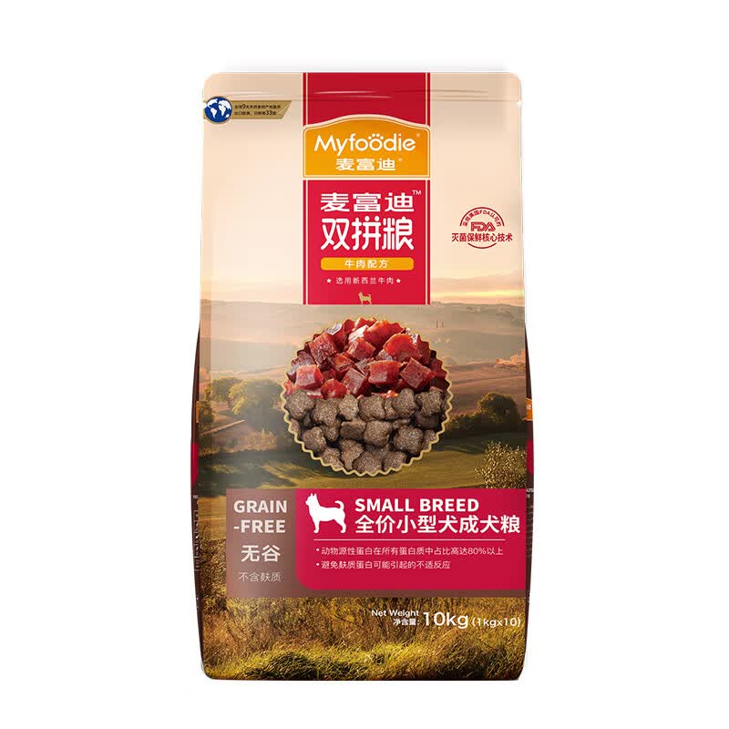 麦富迪无谷牛肉双拼狗粮缓解泪痕