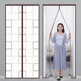 保暖家用卧室厨房隔断塑料帘隔油烟 全磁条免打孔空调挡风门帘冬季
