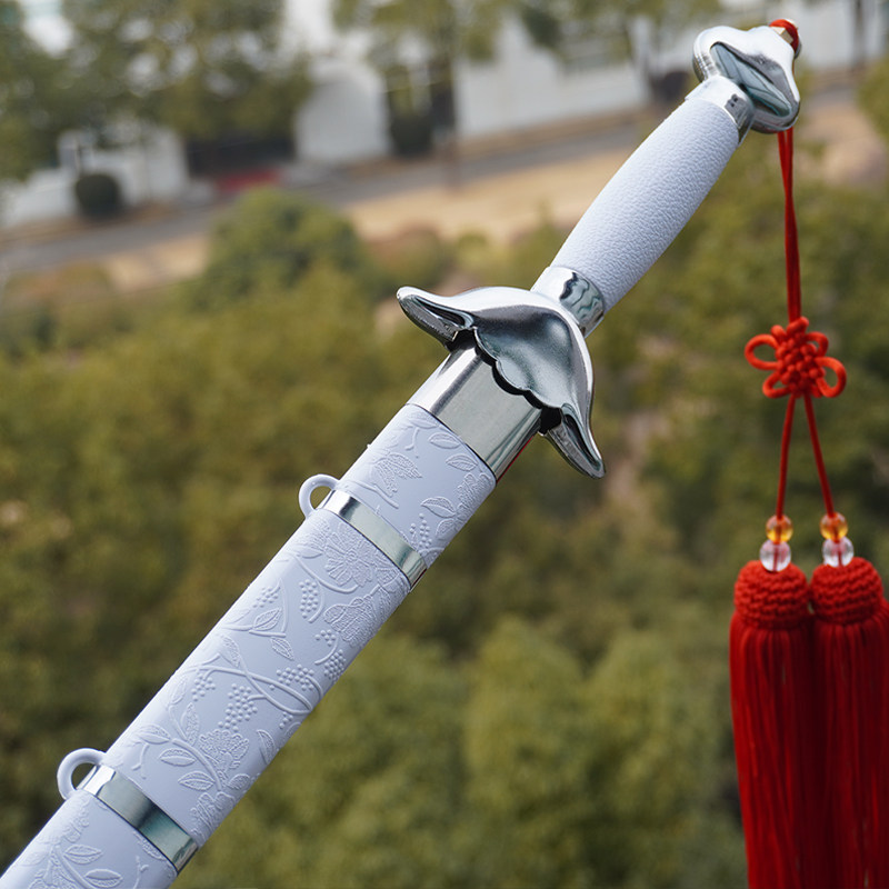 速发太极剑武术表演剑舞蹈软剑未硬练宝剑男古风道具儿童半晨响